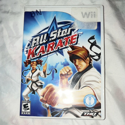 THQ All Star Karate (Nintendo Wii) E10+ 2010 Fighting Game w/ Manual