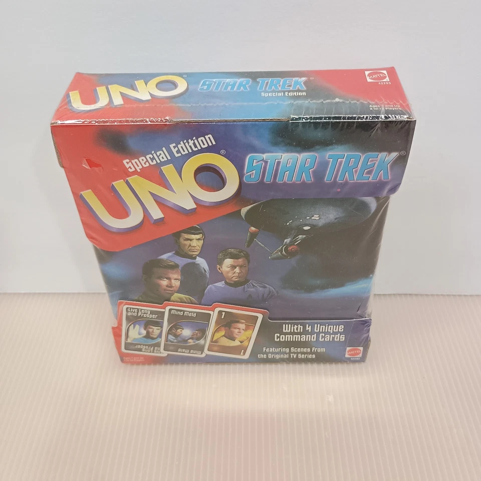 Star Trek Special Edition Uno Card Game by Mattel, Original Series, Sealed, New - Image 2 of 4