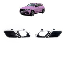 Auspuffendrohre Chrom passend für Mercedes GLE W167 C167 ab 2018 Auspuffendrohre Chrom passend für Mercedes GLE W167 C167 ab 2018