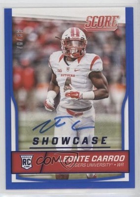 2016 Score Rookies Showcase Signatures 78/99 Leonte Carroo Rookie Auto RC 2qw
