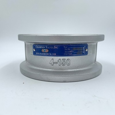 Champion Valve Wafer Check Valve 4'' 150 CVR15-CSSS-R-305