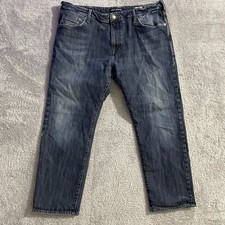 Mavi Jeans Mens Size 40x30 Matt Relaxed Straight Leg Medium Wash Mid Rise