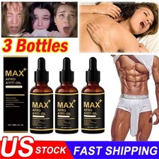 3pc Max Afro Ayiti Oil Herbal Oil for Man Enhances Male Boosts Circulation US