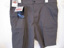 Wrangler Men ATG Performance Zip Utility Short with UPF 50 Gray Size 36 X 9"