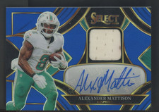 2025 Select Silver Prizm Alexander Mattison Patch AUTO 129/149