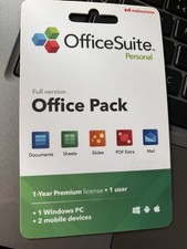 MobiSystems OfficeSuite key Personal (PC, Android, IOS) 1 User, 1 Year) DOWNLOAD