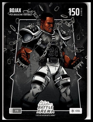 2025 Bo Jackson Battle Arena BoJax PSA Magazine Baseball Promo #P-9 Steel 150