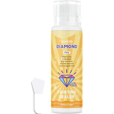 Diamond Painting Versiegelung 120ml  Glitzer Schutz Kleber - Bild 1 von 4