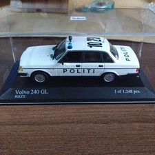 Minichamps 1/43 Volvo 240 Gl Police Car