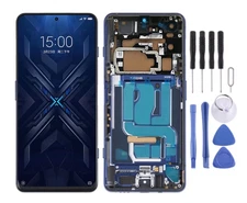 TFT LCD Display + Touch Screen For Xiaomi Black Shark 4 / 4 Pro With Frame Blue