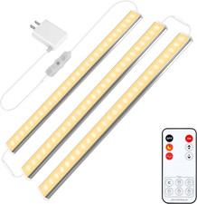 Under Cabinet Lights Plug In 12 In Dimmable Warm White 3 Pack