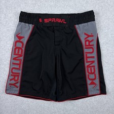 Sprawl Shorts Mens 34 Black Red Fighting MMA Jiu Jitsu Wrestling Grappling