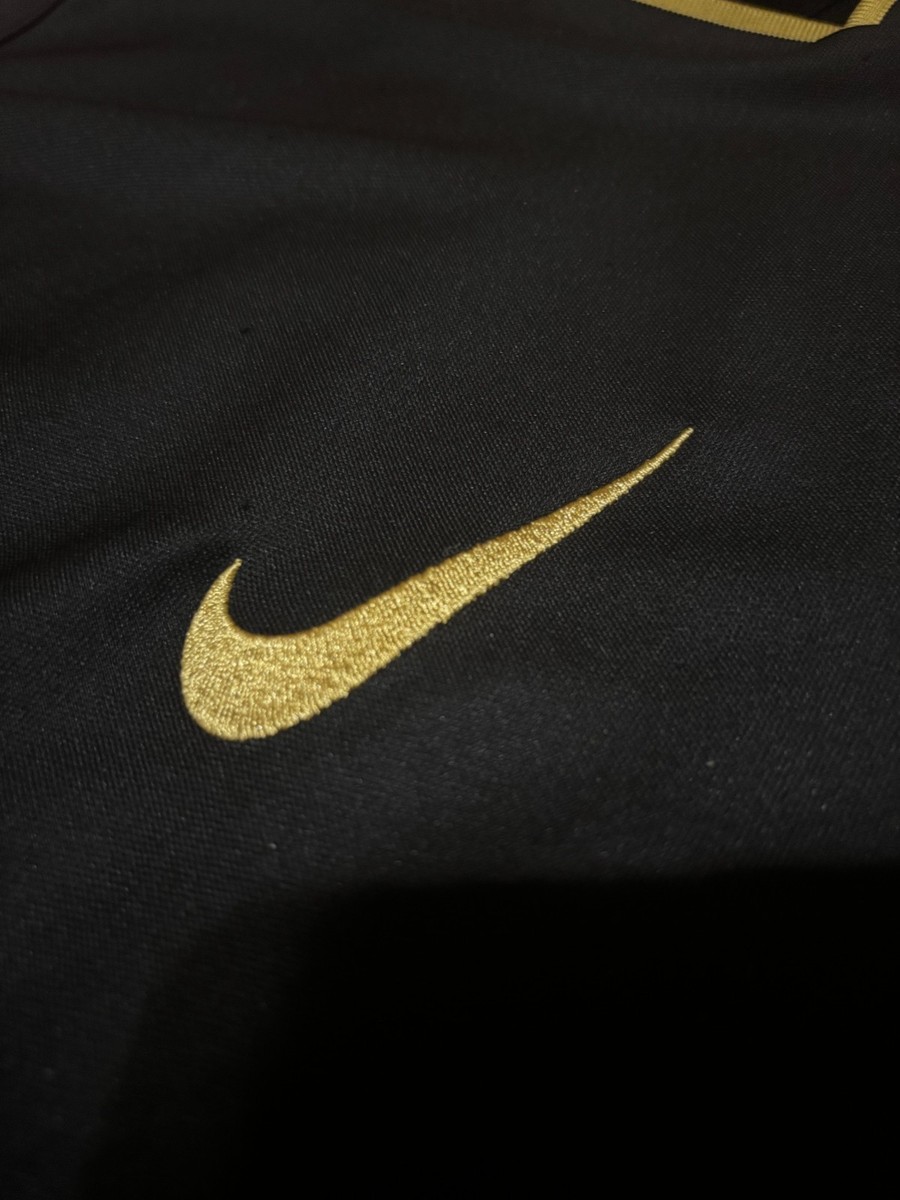 Nike FC Barcelona 2020/21 Away Black Gold La Liga Patch Rakuten