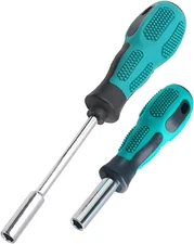 Bit Driver Handle,2 Pieces 1/4 Inch Bit Driver Magnetic Screwdriver Bit Holder,6