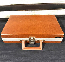 Vintage Sandy Cassette Tape Storage Carrying Case 30/36 Slot Organizer Empty