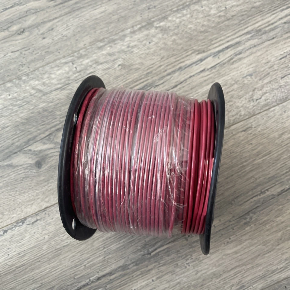 ENCORE 16 AWG Stranded Single Conductor, Red Hook-Up Wire, 105C 600V 500FT New - Image 3 of 4
