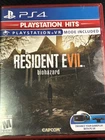 PS4 GAME PLAYSTATION 4 RESIDENT EVIL BIOHAZARD