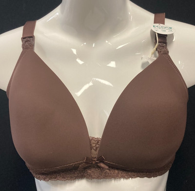Dorina May/Eco nursing bra, clip forward opening (brown)