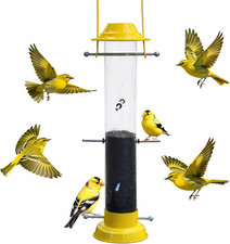 KiRuan Finch Feeders for Outside,Thistle Bird Feeders for Outdoors Hanging,22.44