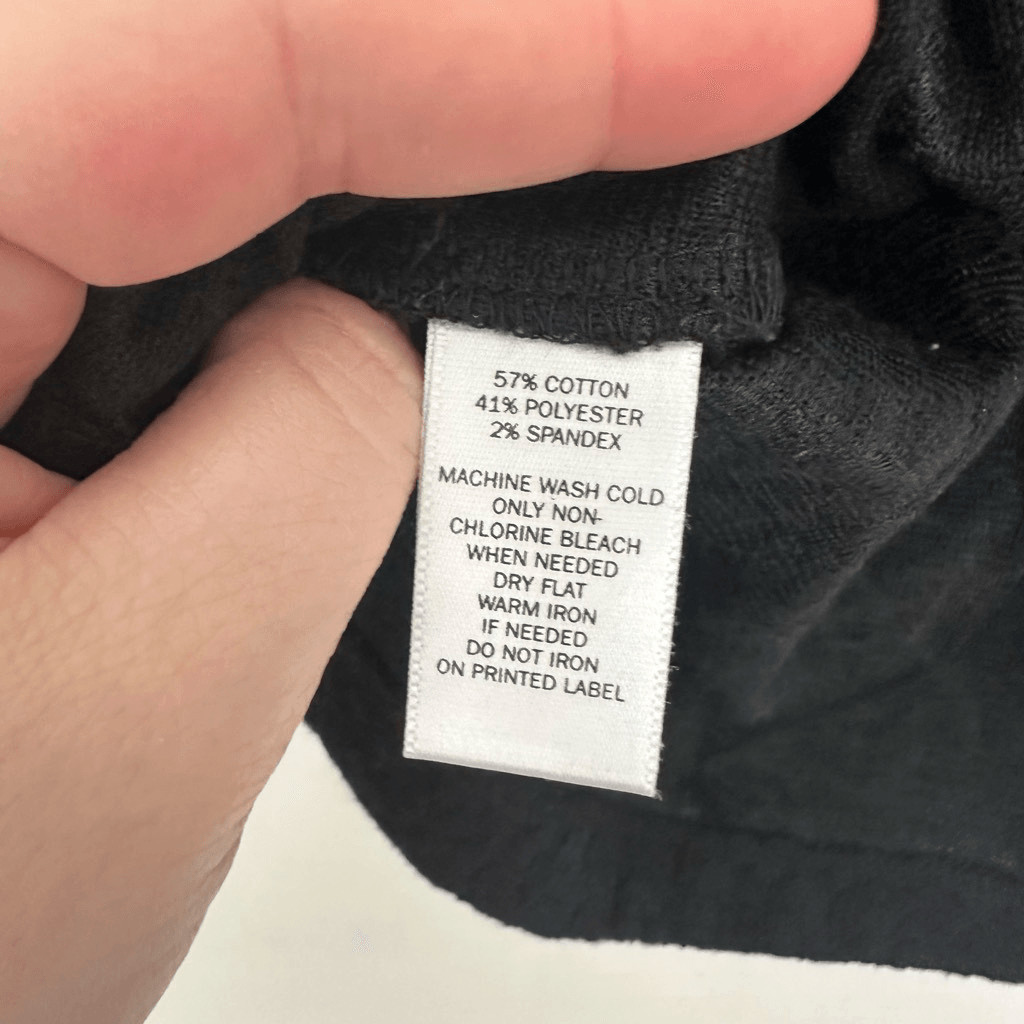 Loft Women’s Medium Black Patterned Top Blouse - image 3