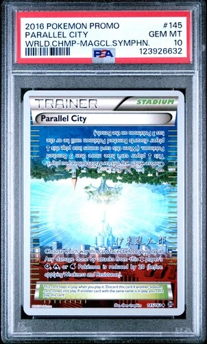 POP 4 - PSA 10 Parallel City 145/162 World Deck Promo Magical Symphony