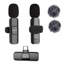 Wireless Lavalier Microphone for iPhone 15/16/17 Series, iPad and Android Dev...