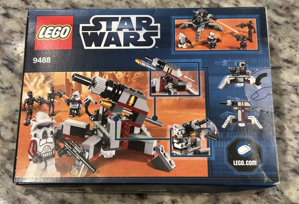 LEGO Star Wars 9488 Elite Clone Troopers Battle Pack NUEVO SELLADO 2012 ¡Caja abollada! Foto 2 de 4