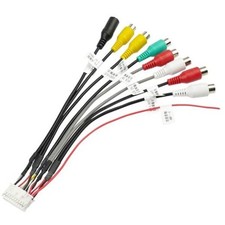 20Pin Android Car Stereo RCA Wiring Harness Adapter 8 Female Radio RCA