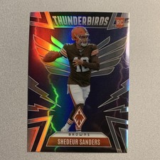 2025 Panini Phoenix Thunderbirds Shedeur Sanders #13 Cleveland Browns Rookie