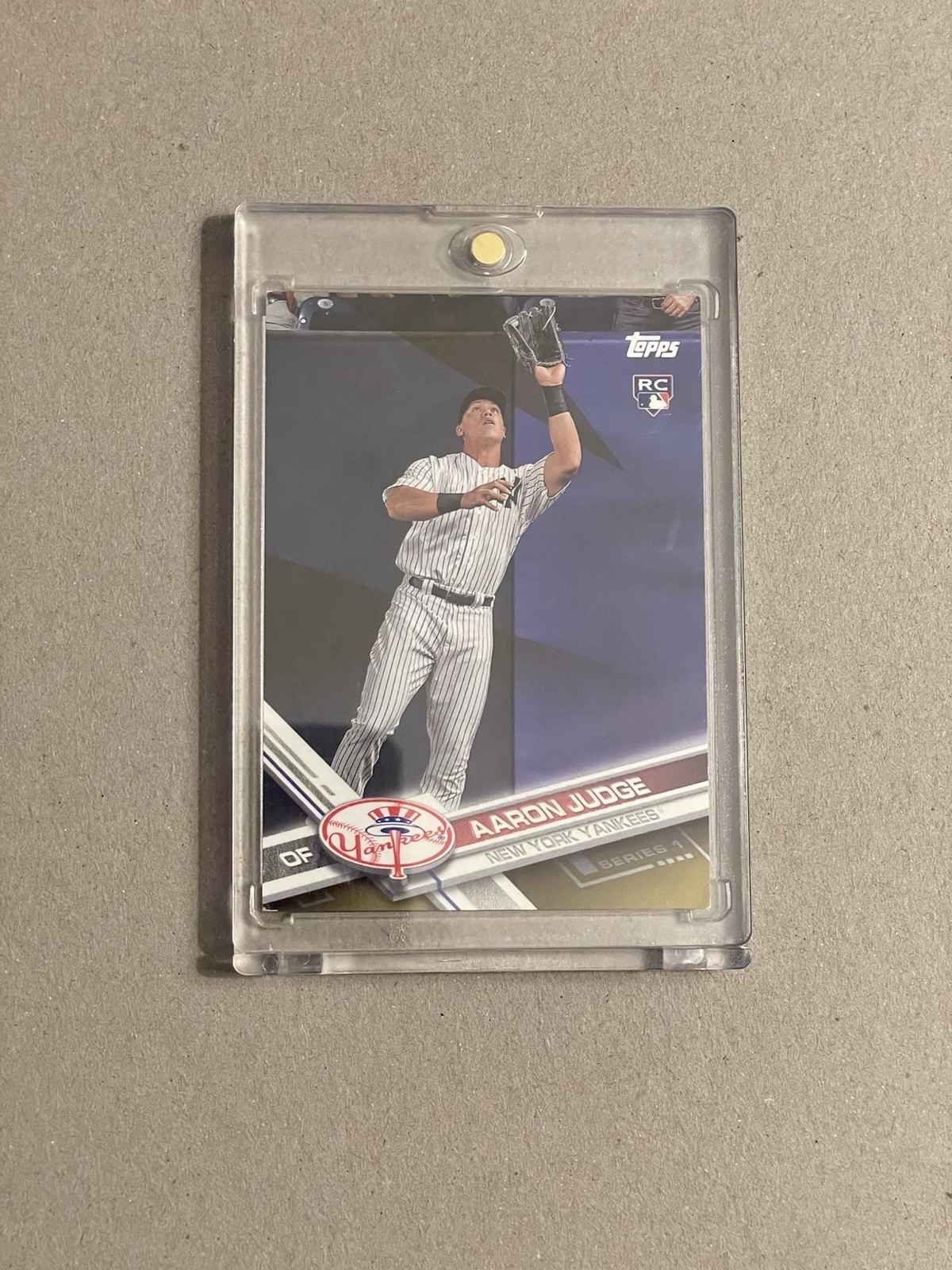 2017 Topps Series 1 Aaron Judge Rookie RC #287 GOLD /2017 Yankees MVP RC