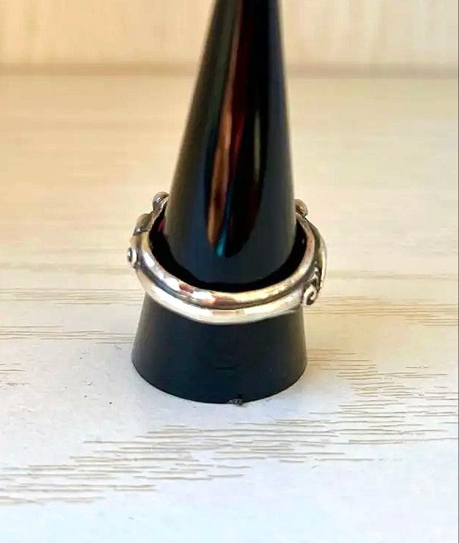 Bill Wall Leather 99 Wave Ring Ruby Custom Size 1… - image 5