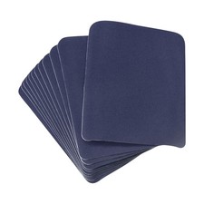 20 x Fabric Patch Iron-on Patches Navy Blue 4.9"x3.7" for Clothes