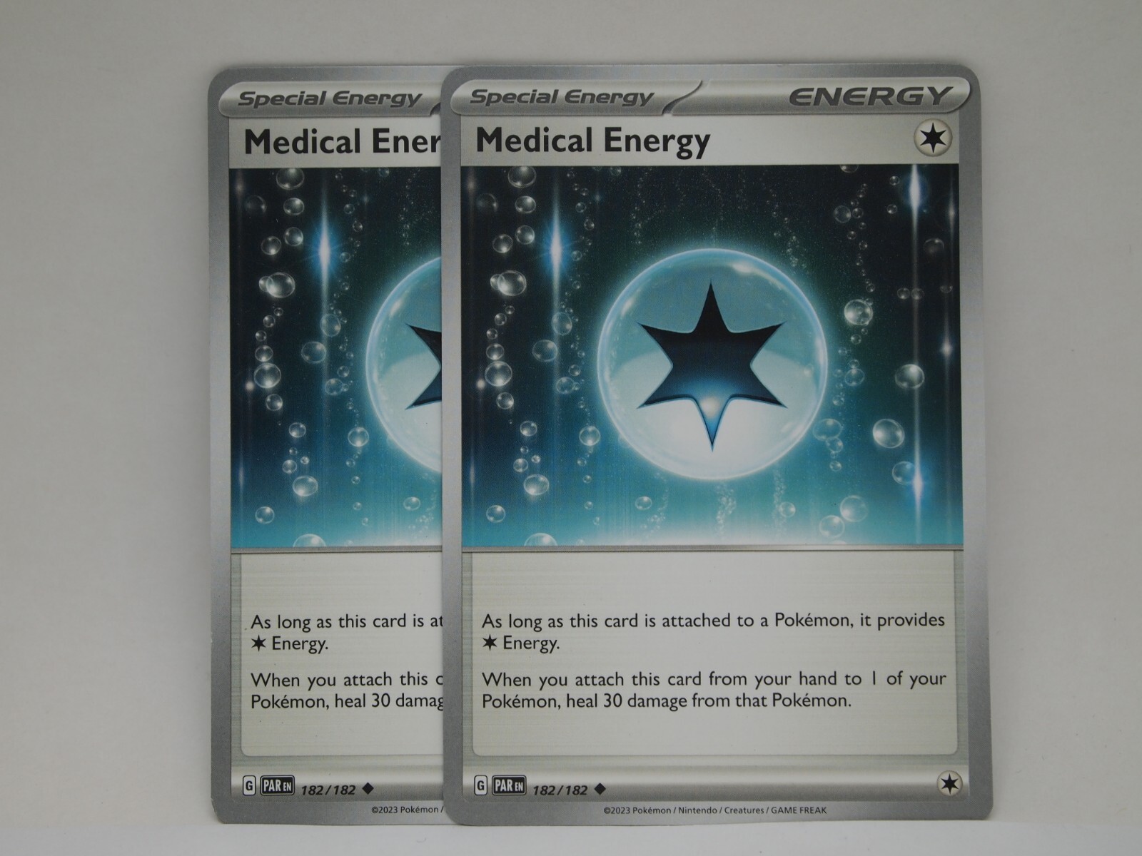 2x Medical Energy 182/182 Paradox Rift Regular Uncommon Pokemon Card