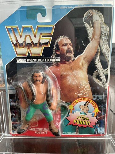 Jake the snake Roberts, WWF Hasbro, MOC,...