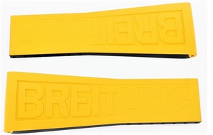 yellow breitling strap
