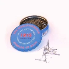 Iris 1-1/4" Super Fine Tailoring Dressmaker Straight Pins - 500/Pkg