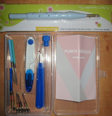 NEW Needle punching set & bonus simple version 9 needles & accessories