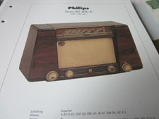 Radio Archiv Schaltplan 1994 Philips Sirius BD 400 A, 1950