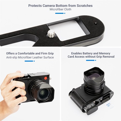 JJC Metal Camera Hand Grip Holder Arca Swiss Plate Bracket for Leica Q3 / Q3 43 - Picture 6 of 13