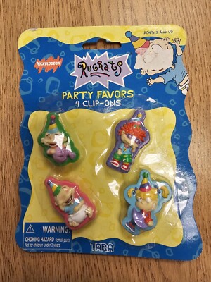 Vintage 1998 Nickelodeon Rugrats Party Favor Clip ons