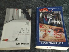 Evan Marshall lot of 2 Mystery Paperbacks