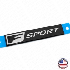 Lexus Gloss Black F-sport Logo Abs Badge Trunk Luggage Lid 3d Emblem Decoration