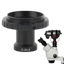 C-Mount to 23.2mm Adapter Nikon/Canon SLR Camera  f Trinocular Stereo Microscope