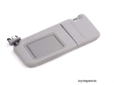 Gray Wincept Sun Visor Left Driver Side for 2007 2008 2009 2010 2011 Toyota Camry with Sunroof and Light Gray Wincept Sun Visor Left Driver Side for 2007 2008 2009 2010 2011 Toyota Camry with Sunroof and Light