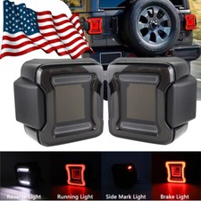 Led Tail Lights For Jeep Wrangler Jl 2018-2023 Rear Turn Signal Lamps Smoked
