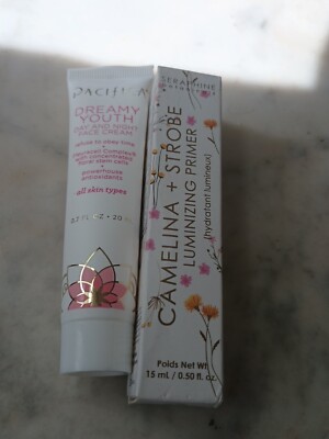 Seraphine Botanicals Camelina + Strobe Luminizing Primer Peach Glow + Pacifica