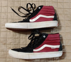 vans cano alto marrom