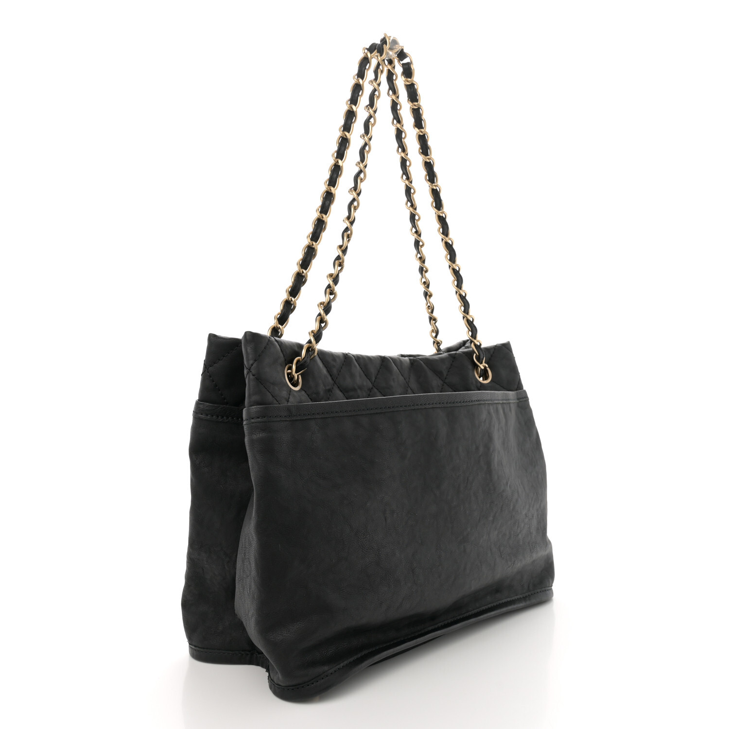 Authentic Pre-Loved Chanel Black Calfskin Reissue Tote Natural Beauty