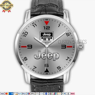 Jeep Rubicon Watches Jeep Silver Logo JE04 Quartz Watch Analog