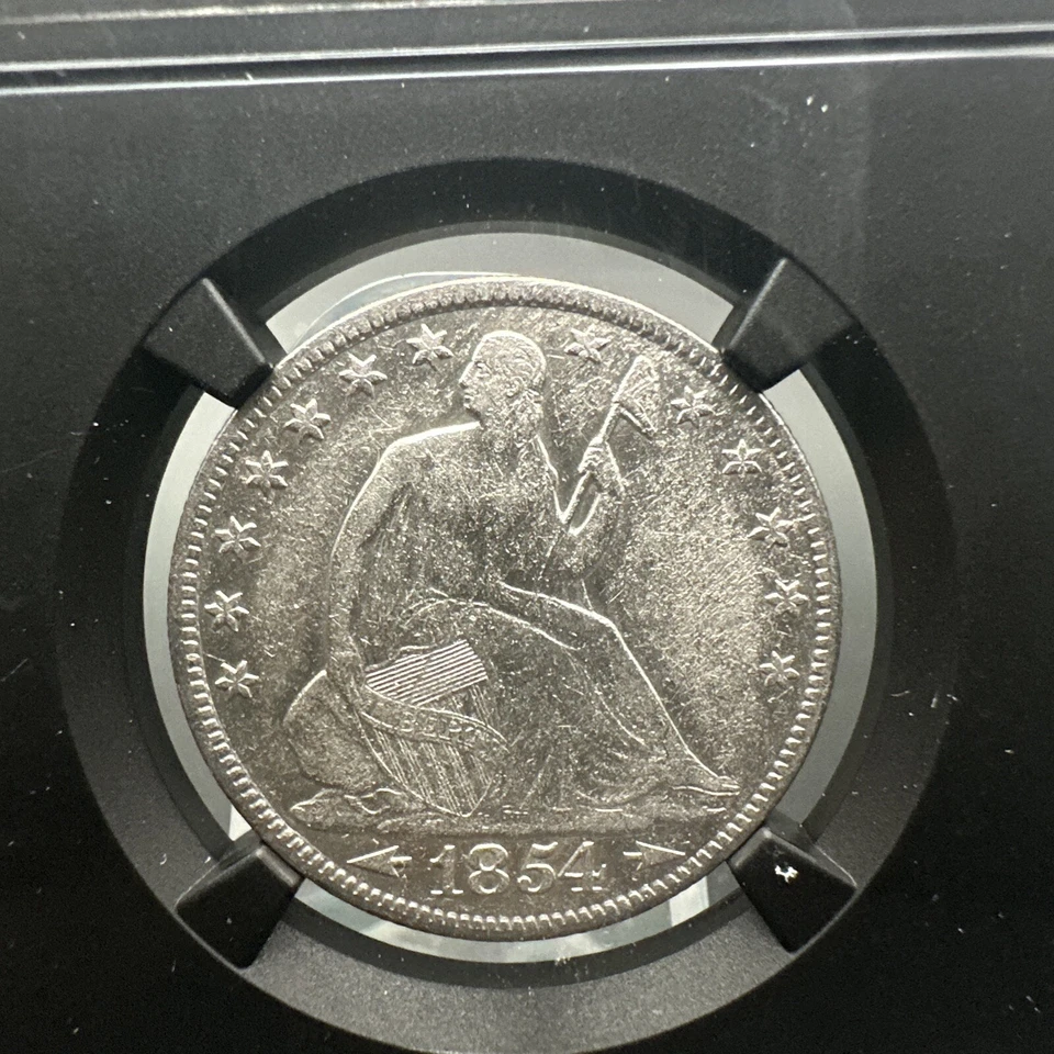 1854-O 50c Seated Liberty Half Dollar - NGC SS Republic Shipwreck - AU - Image 3 of 4